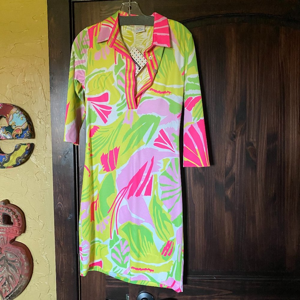 Gretchen Scott Dress - Vibrant Colors, Sz. small